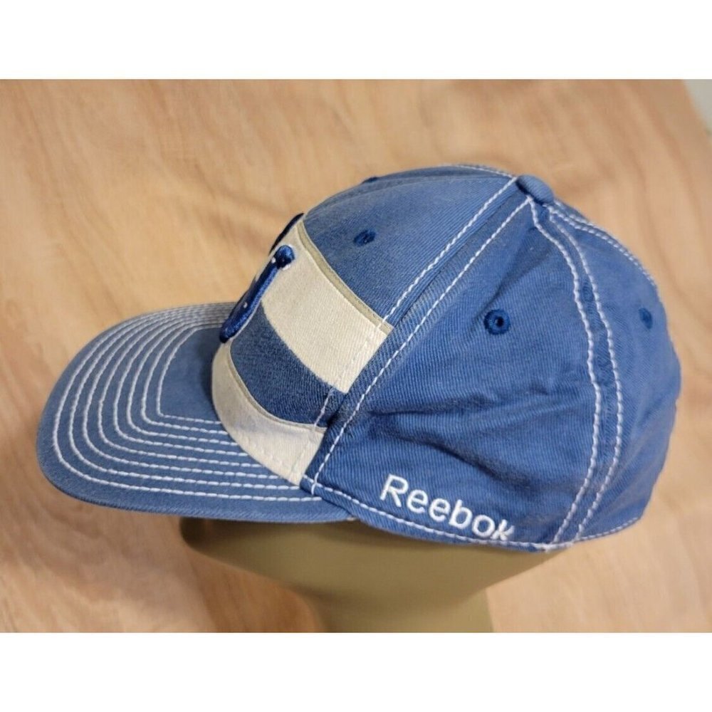 NFL Indianapolis Colts Flat Bill Sideline Hat By Reebok - Size S/M Blue & White - Picture 4 of 6